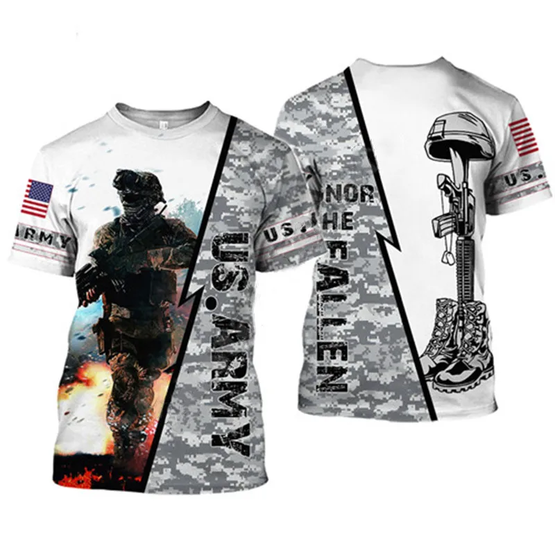 Newest US Military Marine Army suit Soldier Camo 3Dprint