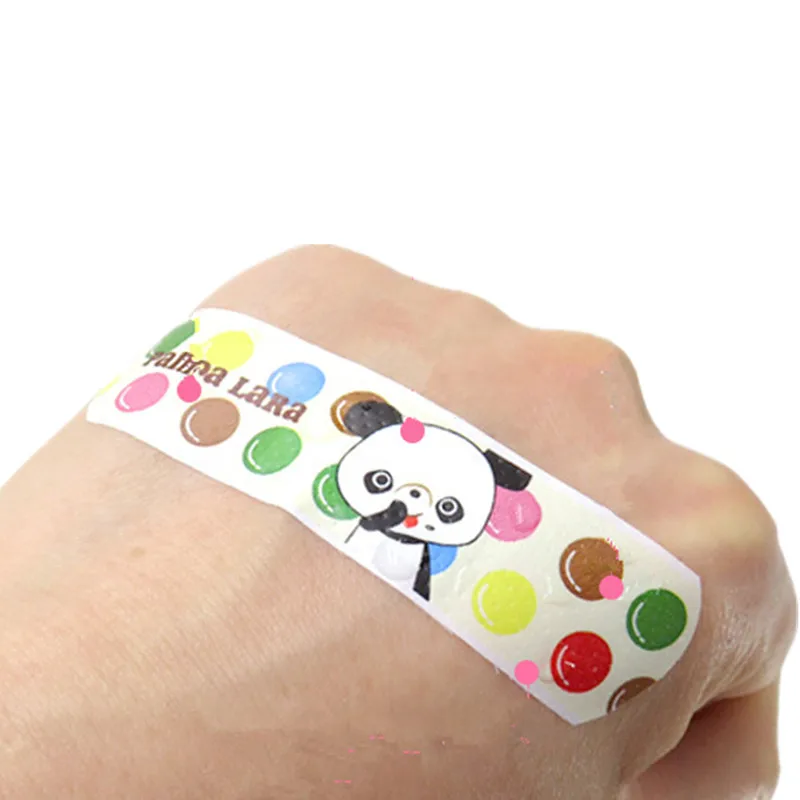 

50pcs/lot Cartoon Kawaii Band Aid Medical Strips Plasters for Children Breathable PE Skin Patch Wound Dressing Plaster Bandages