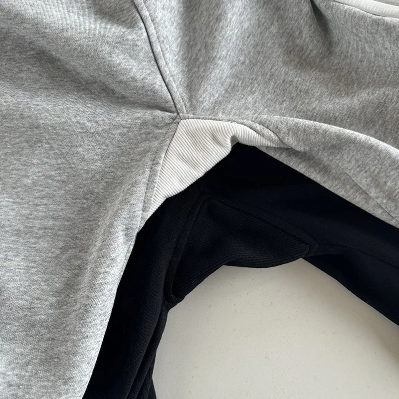 Top Quality VINTAGE Shorts Black Grey Men Woman Casual Summer Pocket Loose Joggers Breeches