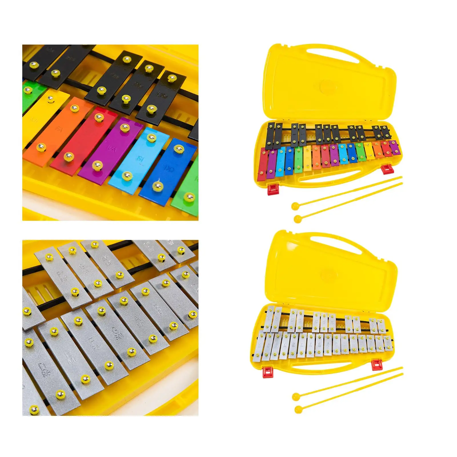 Glockenspiel And Two Mallets Perfectly Gift for Children Toddlers Kids