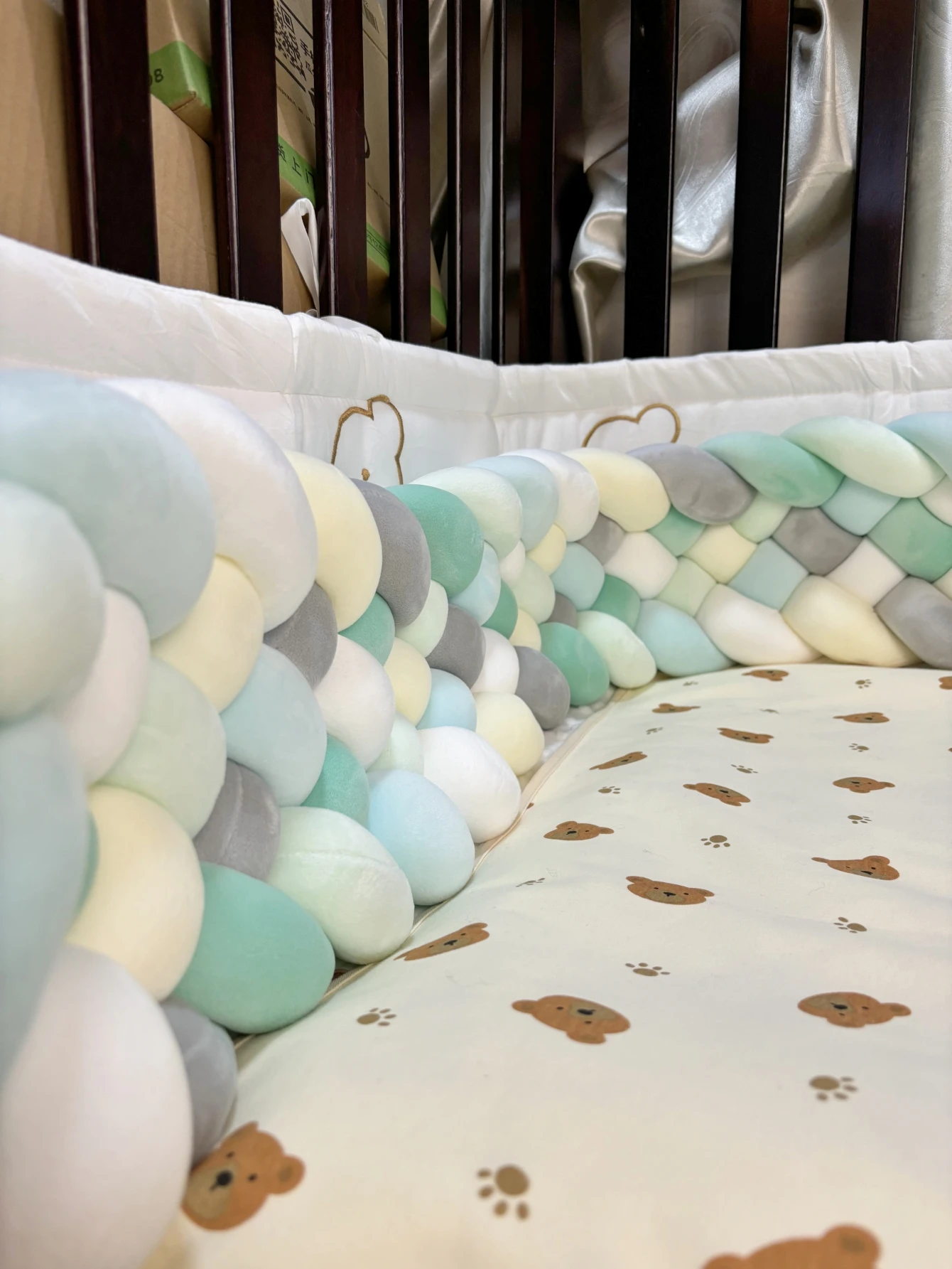 Tresse de lit bébé 6 brins 2M 3M