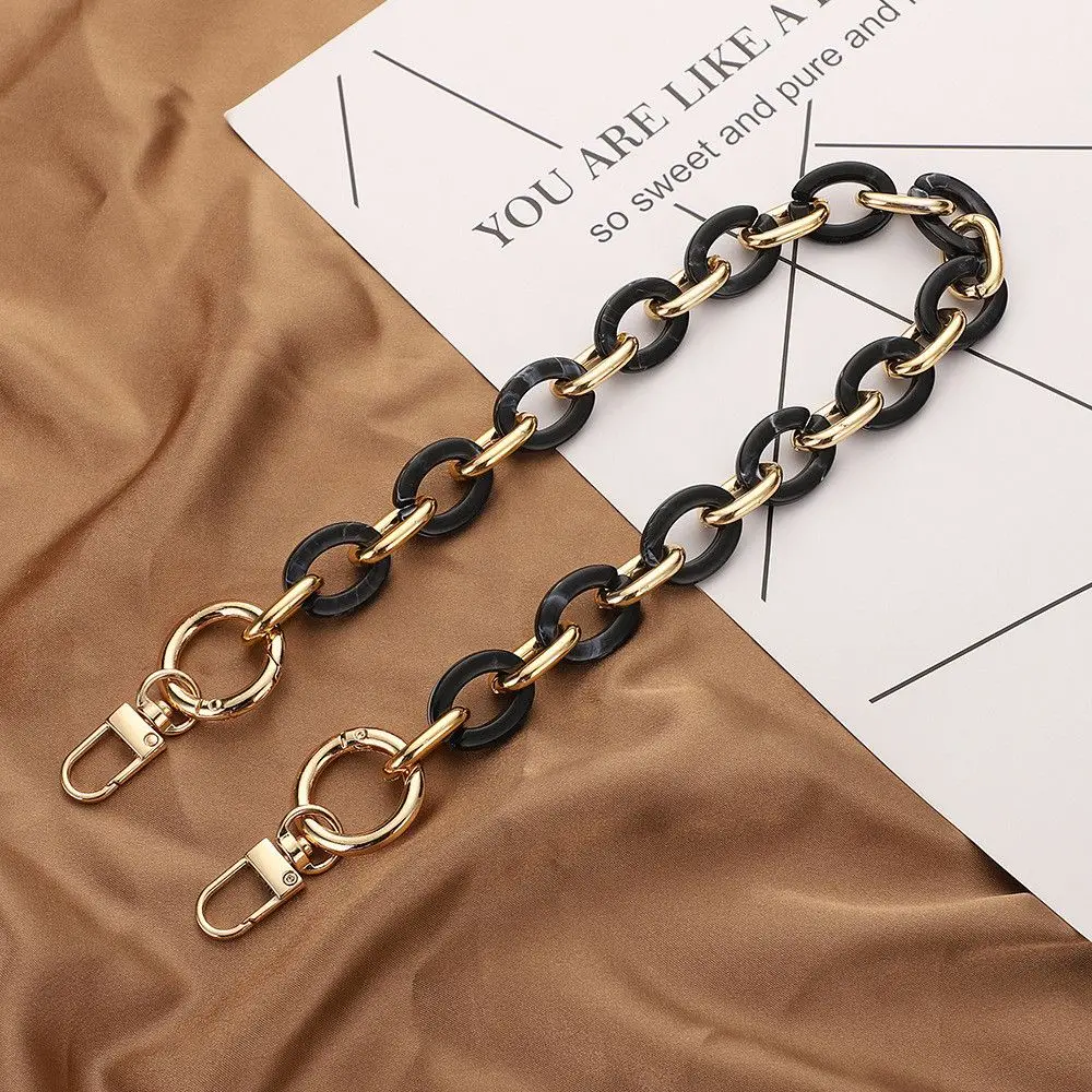 Bag Straps Acrylic Replaceable Detachable Purse Handbag Chain Strap Resin Crossbody Shoulder Diy Accessories
