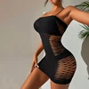 Sexy Sleeveless Bodycon Mini Dress Women Spaghetti Strap Party Nightclub Slim Evening Dresses Ladies Plus Size Hollow Clubwear 4