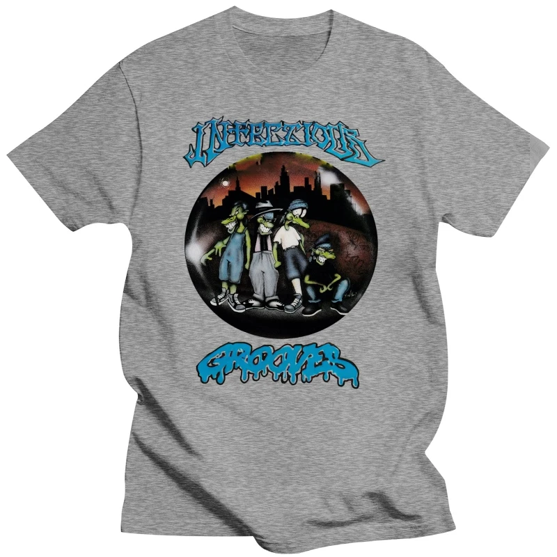 VINTAGE INFECTIOUS GROOVES Shirt SUICIDAL TENDENCIES MIKE MUIR Hipster Tees Summer Mens T Shirt