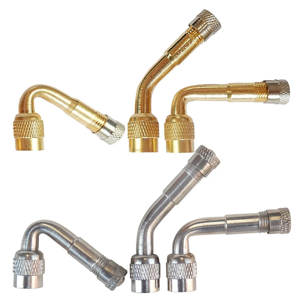 อะแดปเตอร์วาล์วยางมอเตอร์ไซค์แบบงอ 45 90 135 องศา สำหรับรถบรรทุก รถยนต์ มอเตอร์ไซค์ 1