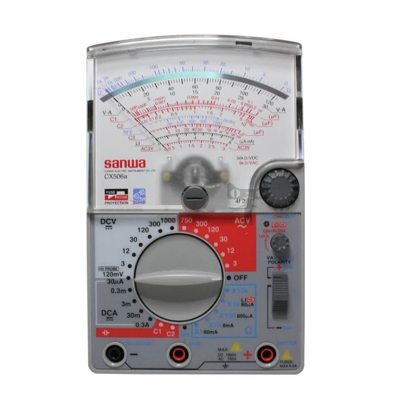 Sanwa Cx506a 26ch Switch Capacitor & Transistor Checker/high Input