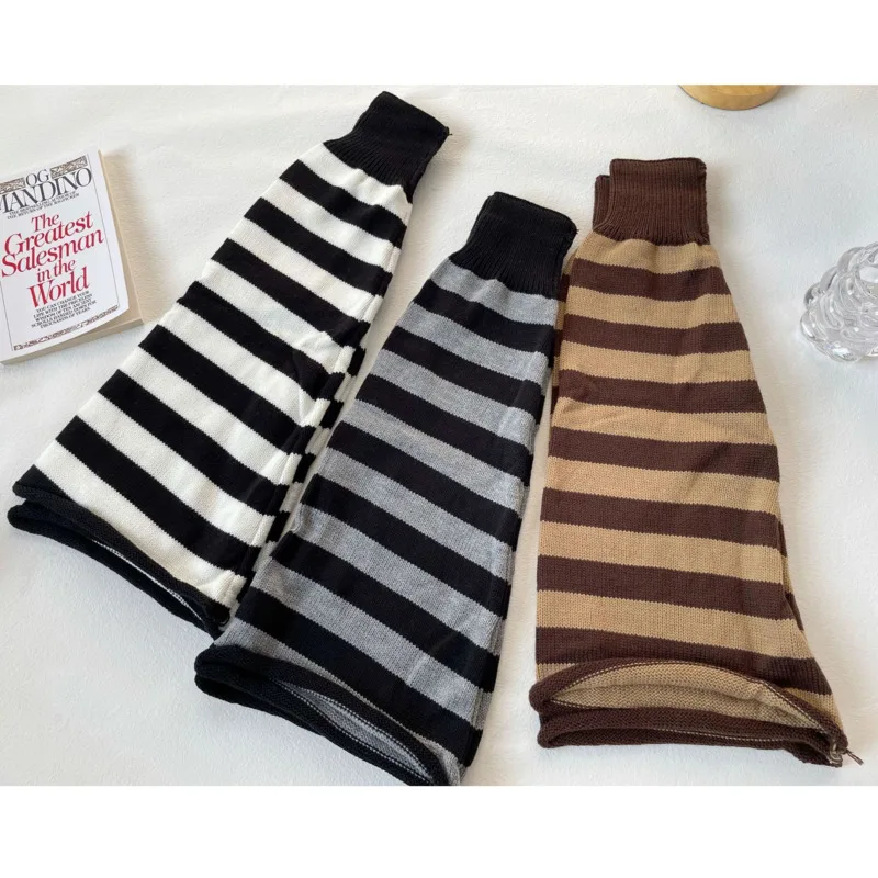 【elfelfelf archives】25ss STRIPE BACK HOLE LEG WARMER DHgate.com:Feet and Leg Warmers: Stripe Knitted Leg Warmer