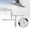 4 Pcs Snowboard Stomp Pads, Snowboard Grip Pad, Anti Skid Ski Decal Snowboard Step Pad Snowboard Traction Stomp Pad 1