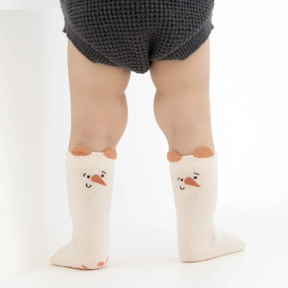 5Pairs Funny Baby Non Slip Floor Sock Cute Infant Girl Cotton Socks Autumn Anti Slip Children's Knee Sock 0-5Years