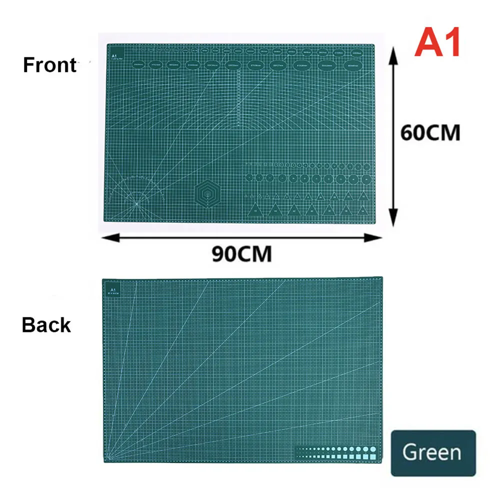 Rotary Cutter With Blade Leather Tool Sewing Accessories PVC Cutting Mat Multi Size Non Slip DIY Craft Carving Knife 45mm