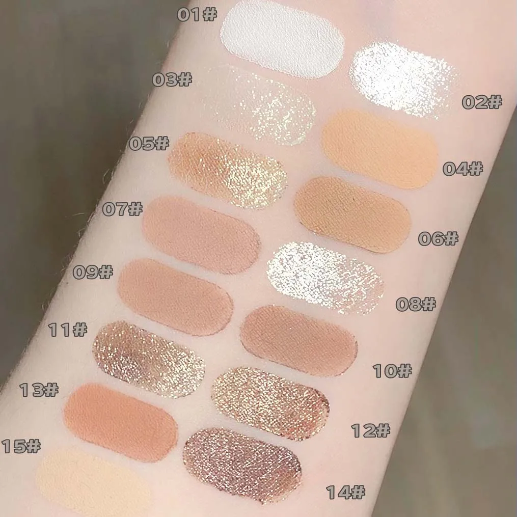Glitter Lying Silkworm Highlighter Pencil Longlasting Brightening Eyes Corner Pearlescent White Eyeshadow Pen Shiny Eye Cosmetic face highlighter