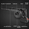 21V Air Blower 2-in-1 Blowing & Suction Cordless Lithium Battery Leaf Blower Dust Collector For Pet Hair Car 0-40000RPM 4
