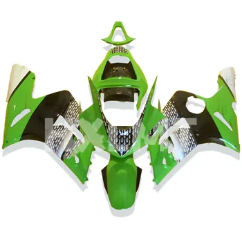 Hot Fairing Kit For Kawasaki ZX6R Fairings 2003 2004 All Glossy Black Plastic Bodywork Parts ZX-6R 07 08 Ninja 636 AV20