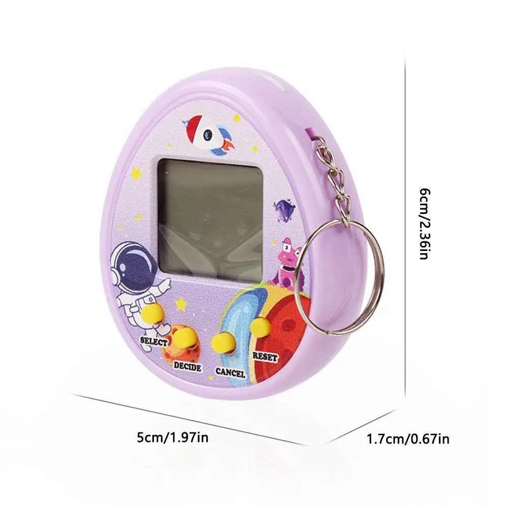 어린이 키체인 포켓 향수를 불러일으키는 전자 애완동물 기계 가상 네트워크 애완동물 개발 게임