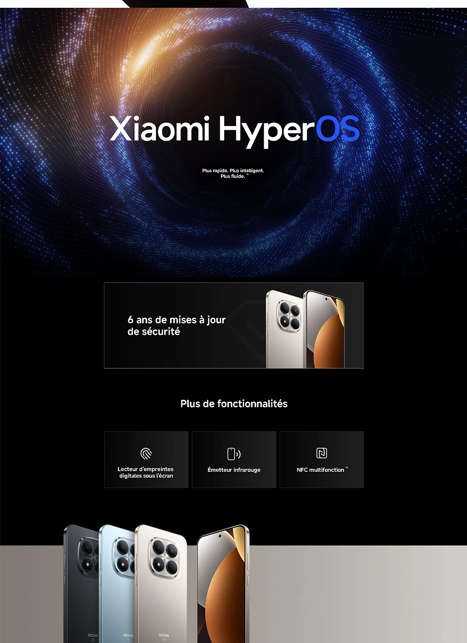 Xiaomi Redmi Note 15 Pro 5G, NFC, 6.83-inch 1.5K CrystalRes AMOLED Display, 120 Hz, 200 MP Camera, 6580 mAh Battery, IP68