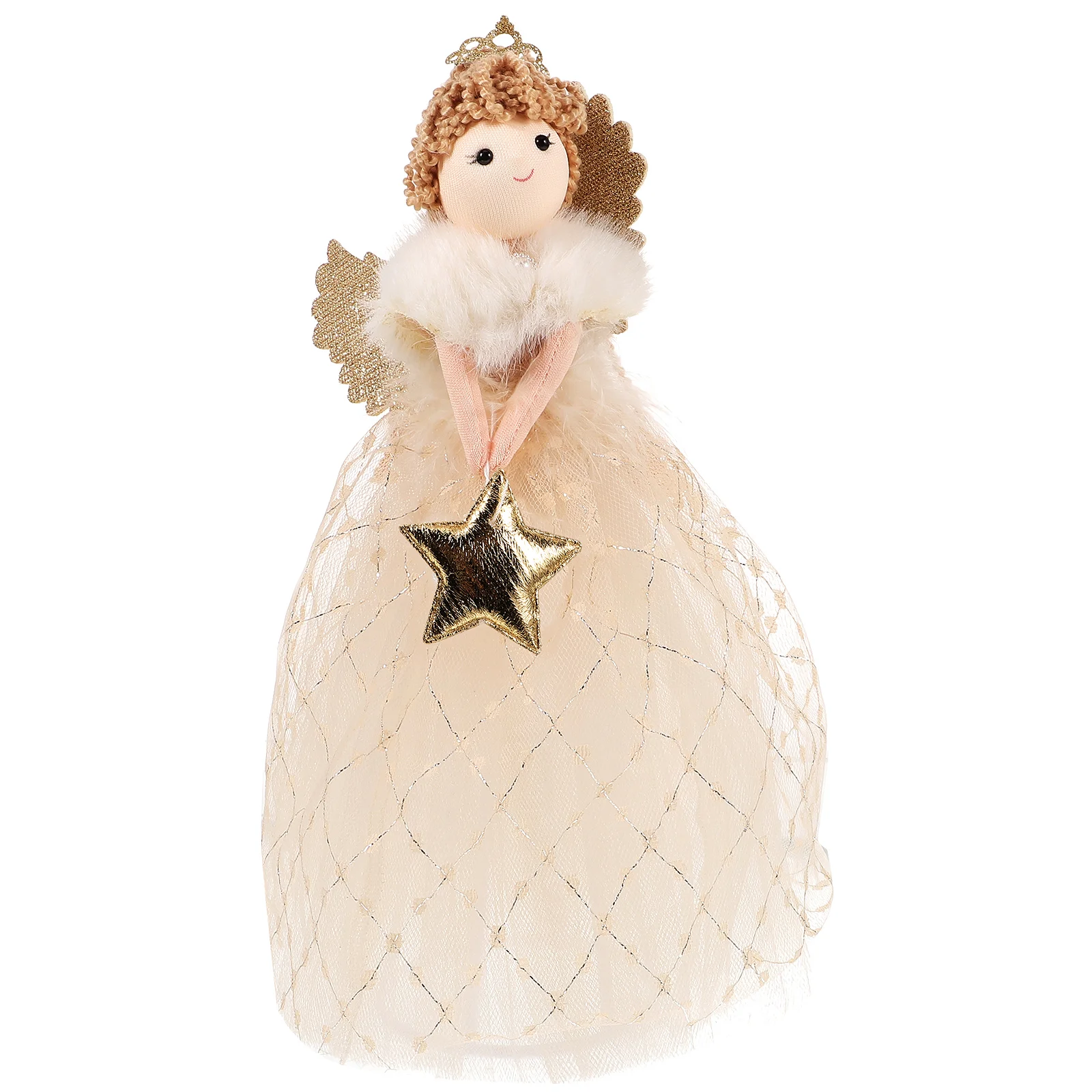 

Christmas Party Decoration Lovely Angel Christmas Tree Topper Ornament for Home Holiday Xmas Trees New Year Navidad