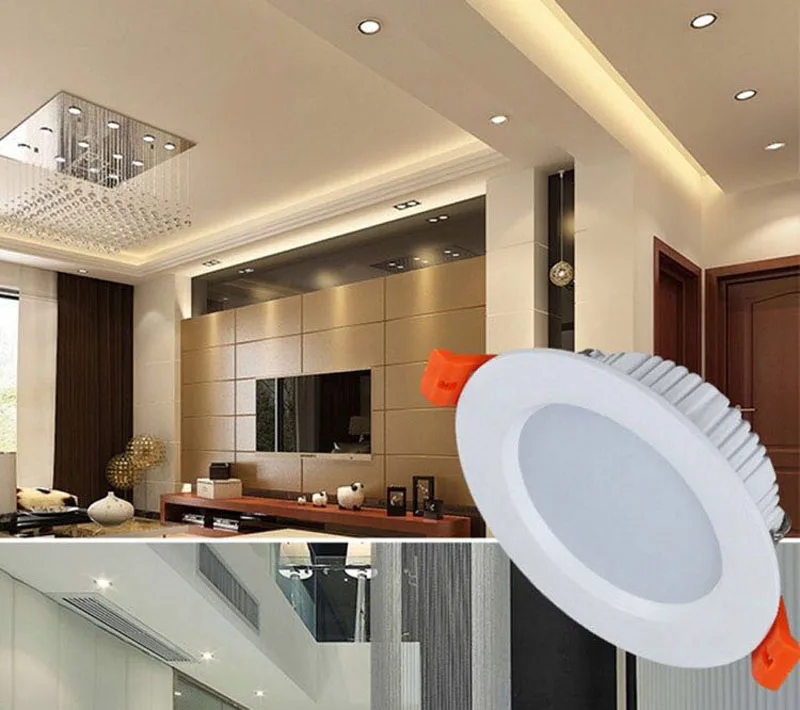 DC 12V LED downlight 3W 5W 7W 9W 12W embedded LED ceiling lamp spotlight ultra-thin downlight circular decorative lighting