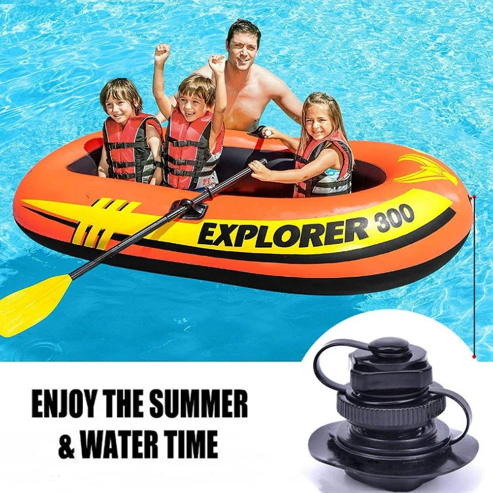 Air Valve Nozzle Cap Plug for Inflatable Boat Kayak Mattress Airbed Pump Adapter