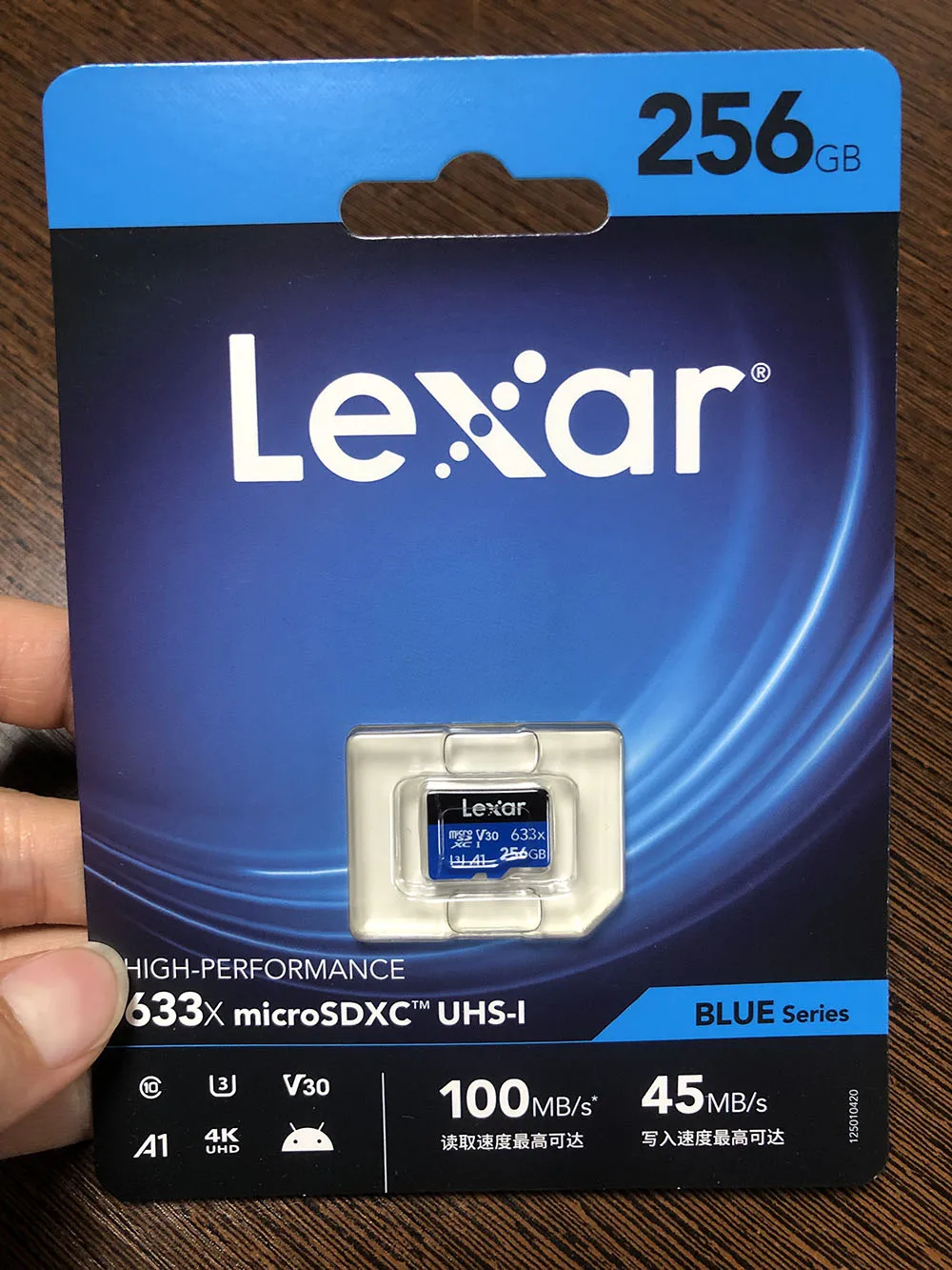 Lexar 256GB High-Performance 633x UHS-I microSDXC Memory Card with SD  Adapter