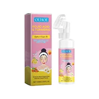 Turmeric Kojic Acid Foaming Facial Cleanser Brightening Deep Cleansing Oil Control Shrinking Pores Hydrating Soothing Face Wash 2