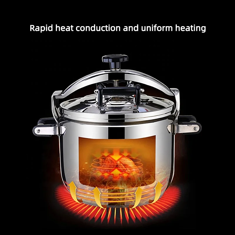 Good Quality SUS304 Stainless Steel Pressure Cooker Pressure Cooker 30L 40L Cookware Manufacturer Pressure Cooker 6