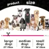 Pet dog LED light collar luminous anti-lost dog collar USB charging dog necklace collar large medium small 3