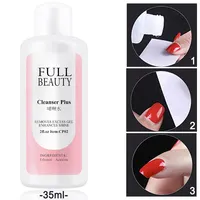 35ml Nail Liquid Slip Solution for Poly Nail Extension Gel Quick UV Builder Acrylic Gel Polish Degreaser Cleanser 2