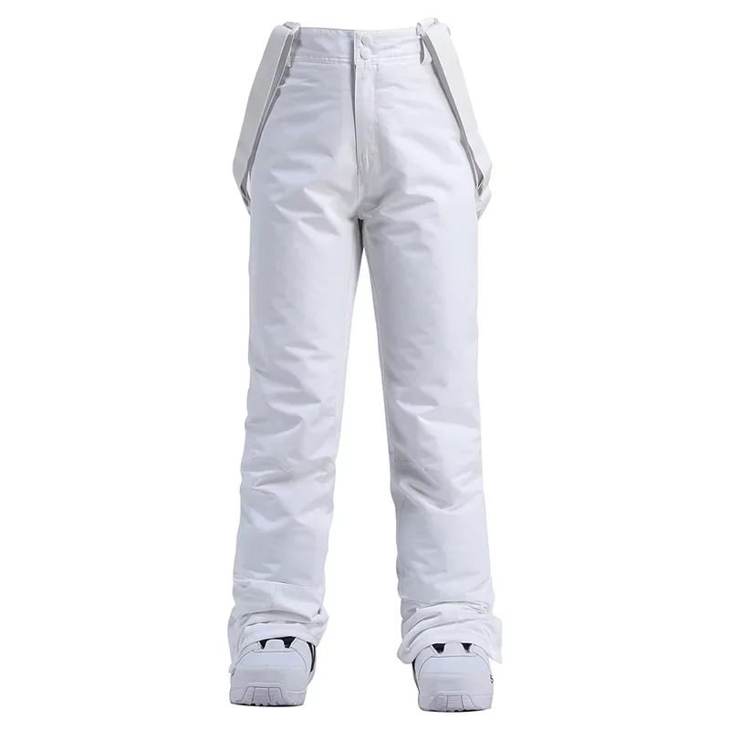 New 2024 Skiing Pants Female Snowboard Waterproof Overalls Male Ski Pants Women Snow Trousers Men Winter Warm Clothes Jumpsuit