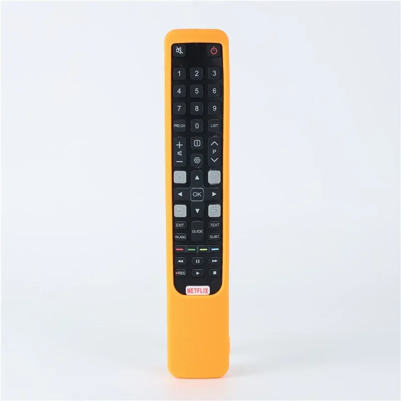 Silicone Remote Case Silicone Remote Sleeve Silicone Remote Cover Remote Controller Cover Fit for TCL TV RC802N YUI1 YAI3 YUI2 YU14 65C2US 75C2US Remote Holder Soft Dust Protective