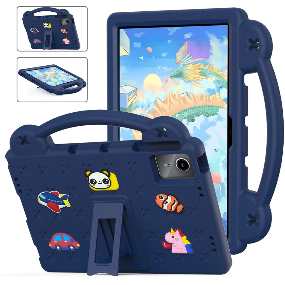 Children's EVA Stand Case with Handle Holder - Durable Protective Cover