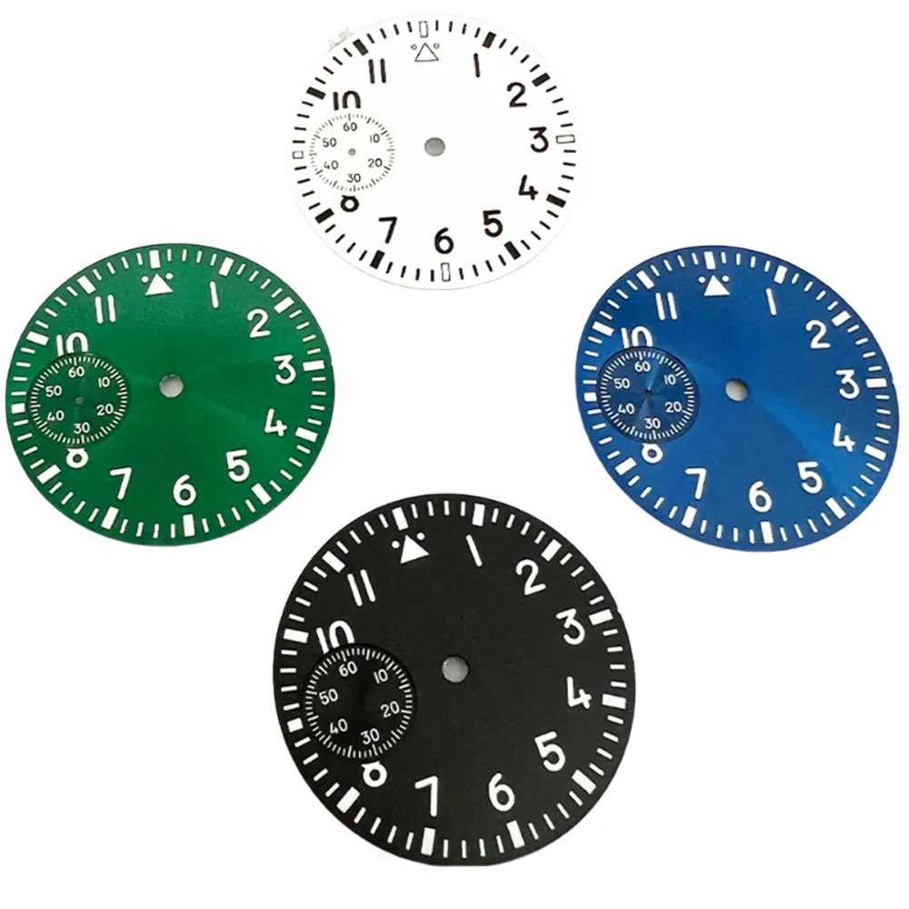 Watch face accessories watch dial accessories 37mm Watch Dial fit ETA 6497 Seagull ST3600 movement