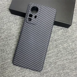 Hard Carbon Fibre Slim Protective Back Cover - Full Cover Shell - Mi 12S Ultra (Style 01)