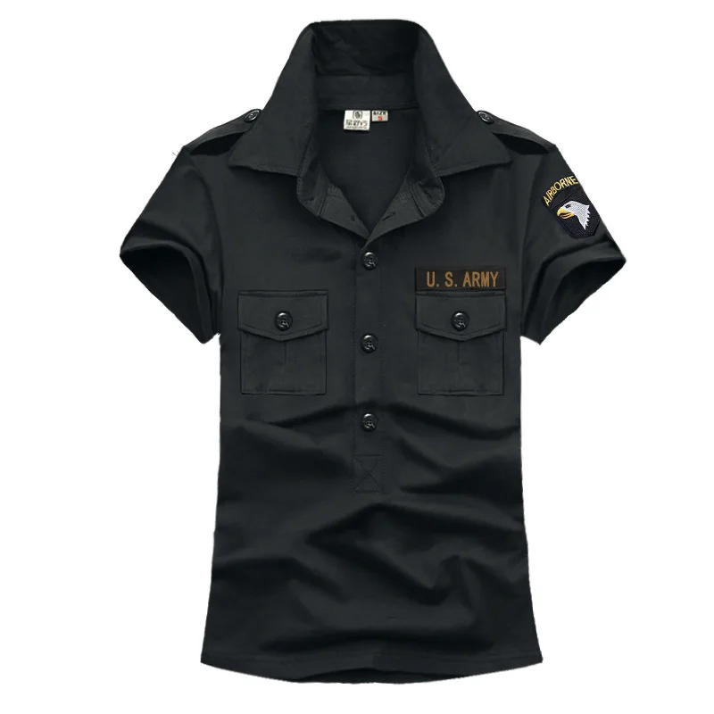 Outdoor Army Fan T-shirt Military Uniform Women Summer Training Camouflage Slim Tactical T Shirt Short Sleeve Stand Collar Shirt