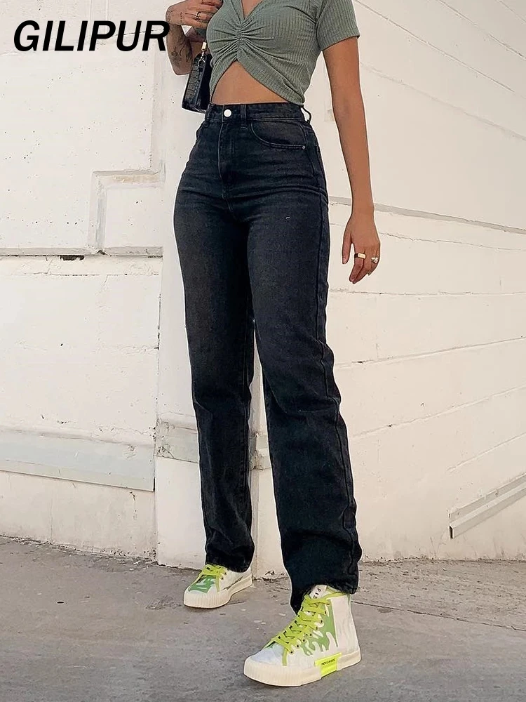 jeans pant Jeans Women High Waist Baggy Long Straight Leg Pants Fashion 2022 Trend Mom Denim Trousers Y2k Multicolor Bottoms Streetwear levis jeans Jeans