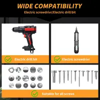 Rafford Screw holder drill bit Phillips anti-drop screwdriver bit fixing clamp set suitable for electric drills, DIY repair. 3