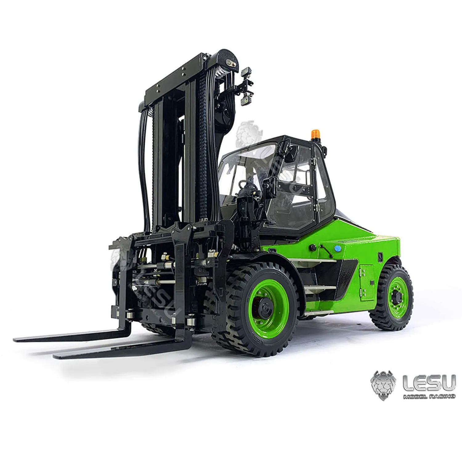 LESU 1/14 Aoue-Ld160S Remote Control Hydraulic Forklift for RC Truck Model Metal Assembled Painted Green Toys Thzh1470-Smt3 6
