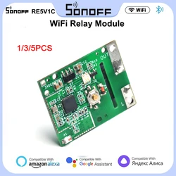 SONOFF 5V DC Wireless Switches Relay Module RE5V1C Switch Wifi Smart Switch Inching/Selflock Working Modes APP/Voice/LAN Control