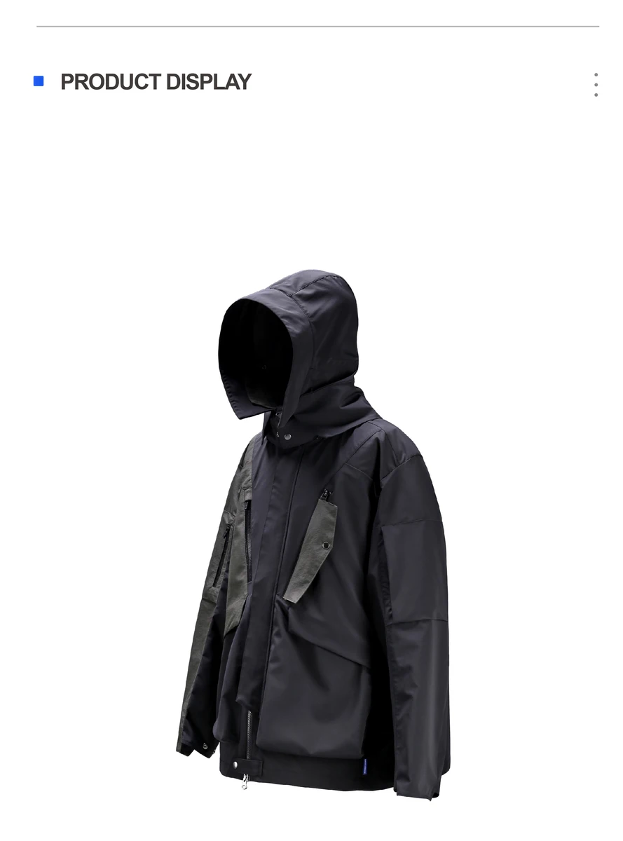 Reindee Lusion 21aw all environmental waterproof multi-pocket jacket four-form assault suit techwear functional