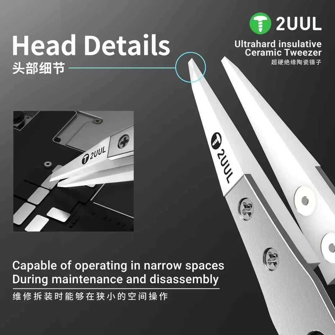 3D Hand Polish Tweezers for Phone Repair Flying Hard Wire Everyday Forceps Super Hard Extra-point 2UUL TW31