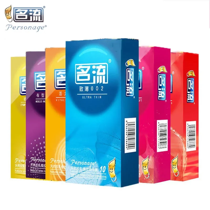60PCS Ultra Thin Condoms PERSONAGE Particle Spike Condom Intimate Double Lubricated Adult Sex Product Contraception for Male 2