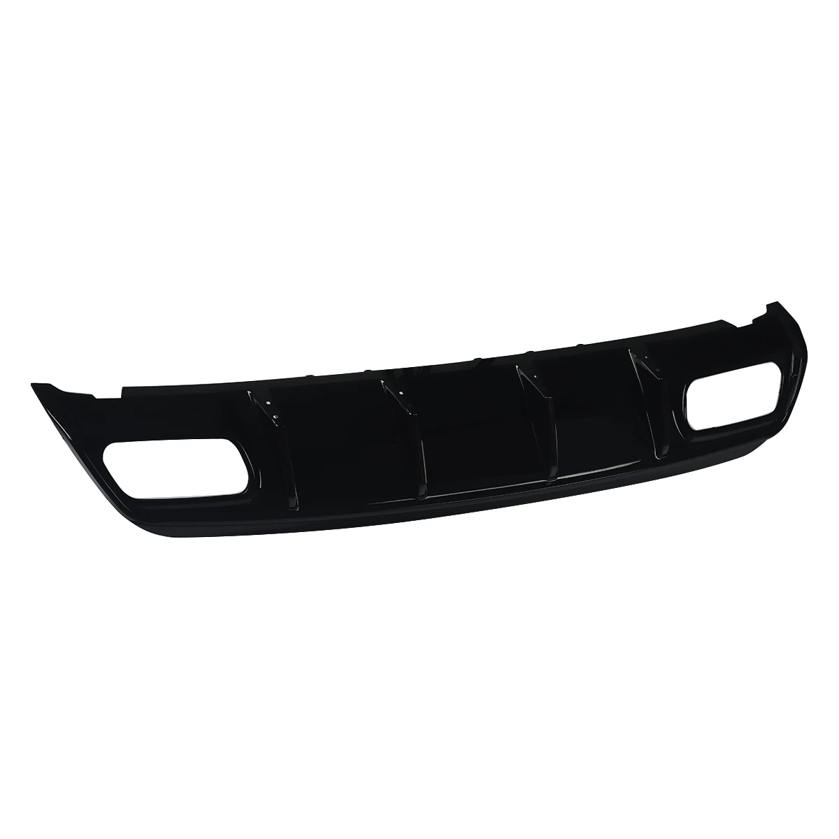 Free Shipping for Mercedes A Class 12-18 W176 A45 AMG Style Rear Bumper Diffuser &Exhaust Tips A45 Rear Spoiler