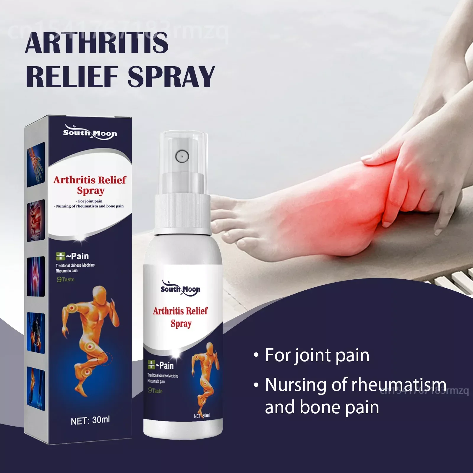 30ml Anti Pain Ointment Knee Relief Spray Relieve Knee Arthritis Soothes Muscle Health Treatment Pain Joint Care Body