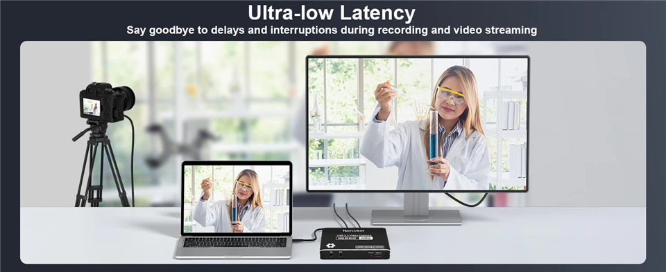 4K 60FPS HDMI Video Capture Card USB C 3.2 Grabber Live Streaming 2K 120Fps Game