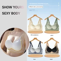 1/2 pièces/ensemble femmes Push Up soutiens-gorge sans couture confortable ailes d'ange soutiens-gorge ensemble à la mode doux sous-vêtements respirants femme sans fil Lingerie 3