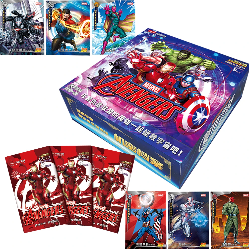 Deluxe Edition Marvel Card Collection Avengers Heroes Panther The Hulk Doctor Strange Winter Soldier Rare Cards Regalo Di Compleanno