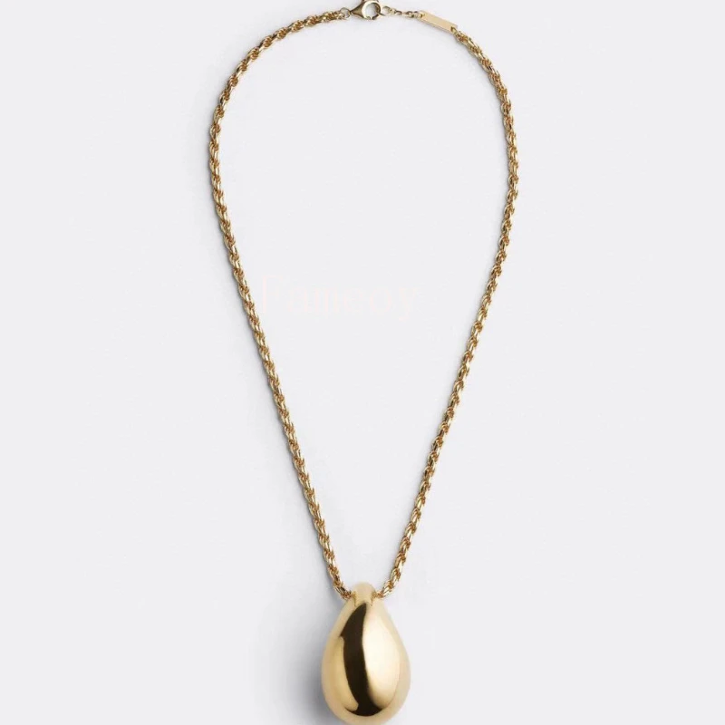 2024 Fashion Classic Water Drop Pendant Men's and Women's Necklaces