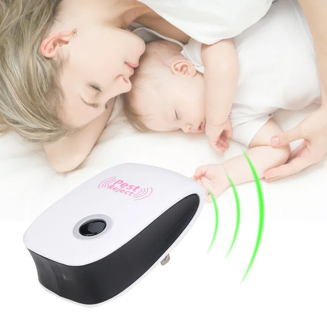 A Kártevő Elutasítja Az Ultrahangellenes Szúnyoggyilkos Rovarrepellert Egér Csótány Pókvezérlés Háztartás Beltéri Néma Tribellens - Image 3