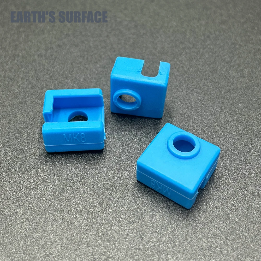 ES-3D 3D 프린터 부품 MK8 히팅 블록 실리콘 양말, 고온 보호 커버, Ender3, CR10, MK8, J-Head