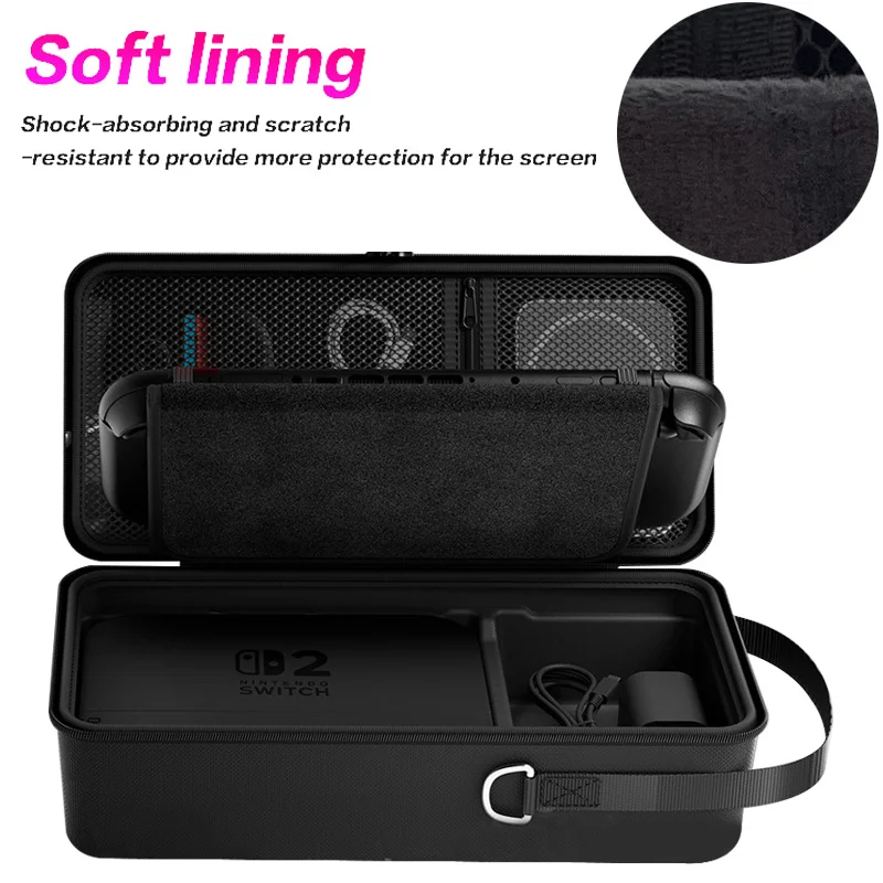 EVA Portable Carry Case for Nintendo Switch – Durable Storage Bag and Protective Shell