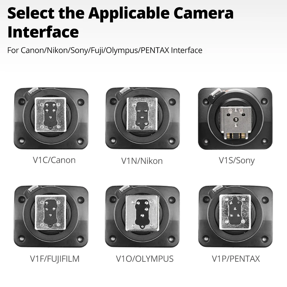 On Camera Flash Camera Flash Godox V1 V1C V1N V1S V1F V1O V1P Flash Speedlite Replace Hot Shoe Accessories